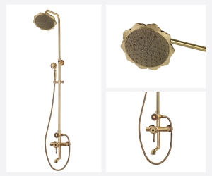 Душевая стойка WINDSOR&ROYAL 10120F бронза