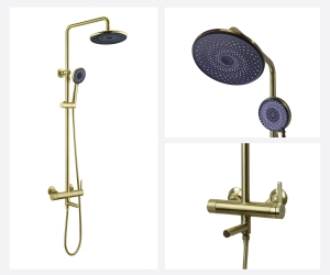 Душевая стойка AVANTGARDE 2039GB бронза