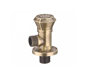 Вентиль угловой 1/2" с отражателем 32626 бронза