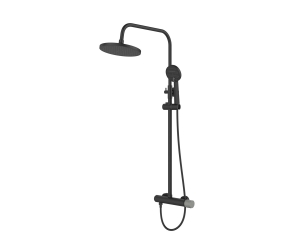 Душевая стойка без излива FOCUS 24612BG черный