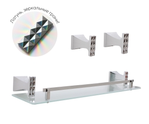 Набор аксессуаров для ванной комнаты GRANI 401200 хром